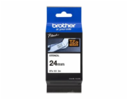 Brother STe-151 - Černá - Role (2,4 cm x 3 m) 1 kazeta/y tisková páska - pro P-Touch PT-1600, 1650, 2430, 2460, 2470, 2700, 2710, 3600, 7500, 7600, 9800, PT-GL-200