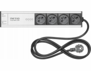 NETIO PowerBOX 4KE napájecí panel 4x 230V s managementem (zásuvka FR, PL, CZ, SK)