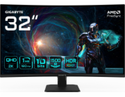 GIGABYTE LCD GS32QCA GAMING Monitor 32" QHD 2560x1440, VA 1500R, 180Hz, 2xHDMI, DP