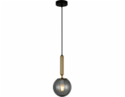 Závěsné svítidlo Italux Moderní závěsné svítidlo LED Ready do obývacího pokoje Italux Ravena PND-2324-1 BRO+SG