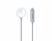 EPICO Apple Watch Fast Charging Cable USB-C 1.2m Silver