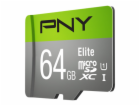 Paměťová karta MicroSDXC Elite 64GB P-SDUX64U185GW-GE