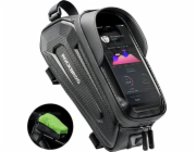 Rockbros B68 Brašna na rám kola Kapsa na telefon 1,7 l černá