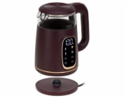 Adler Konvice 1,7l s LED displejem, regulací teploty AD 1305 vínová