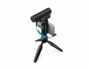 Sennheiser MKE 400 Mobile Kit - kondenzátorový, superkardioidní mikrofon s nízkofrekvenčním filtrem se stativem Manfrotto