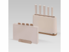 Maestro MR-1412-BEIGE Sada nožů s blokem + sada prkének B...