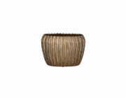 Květináč Mica 1133955, keramický, O 28 cm, hnědý
