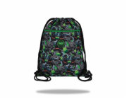 Sportovní taška COOLPACK BLOCK, černá/zelená