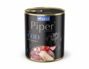 DOLINA NOTECI Piper Animals with cod and tomato - vlhké krmivo pro psy - 800g