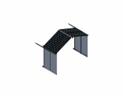 Palram - Canopia Rozšiřovací modul 11x4,1 pro domky série Yukon 11 (antracit)