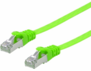 Equip Equip Patchkabel Cat6A U/FTP 2xRJ45 2,00m zelený Flach LSZH