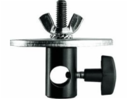 Manfrotto Adaptér 5/8, platforma 80 mm a šroub 3/8 dlouhý