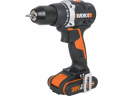 Worx WX102 20V akumulátorová vrtačka/šroubovák 2 x 2 Ah baterie