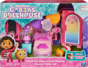 Polly Pocket Gabi a její kočičí domeček - Kouzelné pokoje pro domeček Ložnice + figurka kočky (GXP-912216)