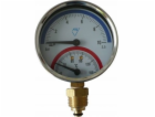 Afriso Termomanometr TM80, fi80 mm, 0÷10 bar, 20÷120°C, G...