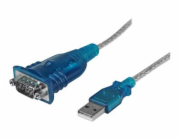 StarTech Kabel USB-A na DB-9 0,4 m, čirý (ICUSB232V2)