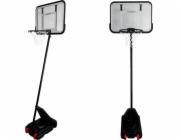 LeanToys Basketbalový koš na kolečkách, míčová zahrada, černý, 3 m