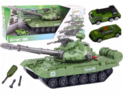 LeanToys Sada Tank Military Vehicle DIY Demontáž pružin se zelenými zvuky