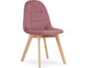 Leobert Židle BORA - tmavě růžový samet x 1