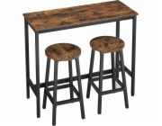 Leobert Barový stůl + 2 stoličky - LBT219B01V1
