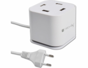 Techly Nabíječka CUB496 4x USB-A 2,4 A (102963)