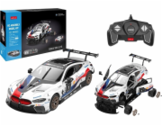 Rastar Stavebnice Auto Rastar RC 1:18 BMW M8 GTE Bílé 66 dílků