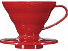 Hario Hario Keramický odkapávač V60-01 Červený