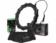 HMS Sada HHW11: Hula hoop se závažím a výstupky + zeštíhlující pás BR163 Plus Size