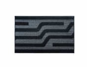 DOMOLETTI Vnitřní koberec SWAMI, černý, 50 cm x 80 cm