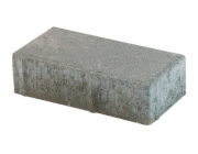 BETONO_MOZAI Betonová mozaiková dlažba Prizma 5, 200x100x50 mm, šedá