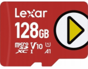 Lexar Paměťová karta PLAY MicroSDXC 128 GB třída 10 UHS-I/U1 A1 V10 (LMSPLAY128G-BNSNG)