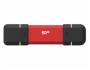Silicon Power DS72 USB paměť 1 TB USB Type-A / USB Type-C 3.2 Gen 2 (3.1 Gen 2) Červená