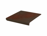 PARADYZ Klinkerové schodové dlaždice Cloud Brown, 30 x 33 cm