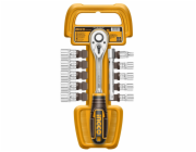 Ingco HKTS14122 Gola sada 12ks 1/4" KLC