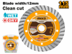 Ingco DMD031151 Kotouč řezný, diamantový lamelový 115x1