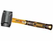 Ingco HRUH8816 Kladivo gumové černé 450g sklolaminát