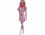 Mattel Šaty/protéza nohy pro panenky Barbie Fashionistas na jedno rameno