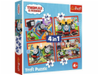 Trefl Puzzle 4v1 Úžasný Tomáš, Tomáš a přátelé