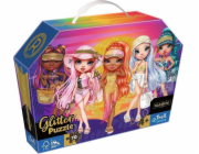 Trefl Puzzle 70 dílků třpytivých v krabičce Glitter Dolls Rainbow High