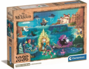 Clementoni Puzzle 1000 dílků Kompaktní mapy Disney Malá mořská víla