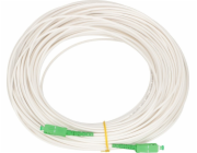 Extralink Patchcord SC/APC-SC/APC SM G657A2 SIMPLEX 3,0 mm 20 m LSOH bílý