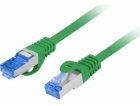 Lanberg Patchcord kat.6a S/FTP LszH CCA 0,25m zelený, fluke