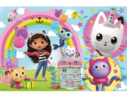 Trefl Puzzle 24 dílků Maxi Veselá Gabi Gabiin kočičí domeček