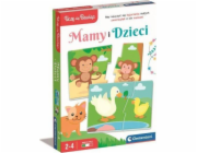 Clementoni Hádanky pro matky a děti