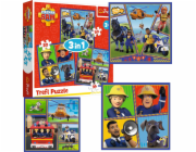Trefl Puzzle 3v1 Hasič Sam Day