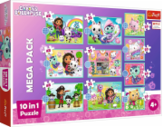 Trefl 10v1 Puzzle Ve světě Gabi Gabby Dollhouse
