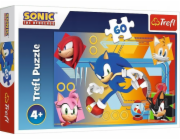 Trefl Puzzle 60 dílků Sonic v akci