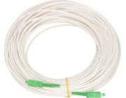 Extralink Patchcord SC/APC-SC/APC SM G657A1 SIMPLEX 3,0 mm 60 m LSZH bílý