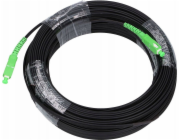Extralink Patchcord SC/APC-SC/APC SM G.657A2 SIMPLEX 15m plochý