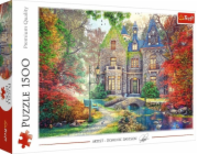 Trefl Puzzle 1500 dílků Podzimní zámek